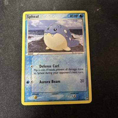 Spheal 65/108 EX Power Keepers Regular Common Pokémon Card TCG - Image 1 of 2