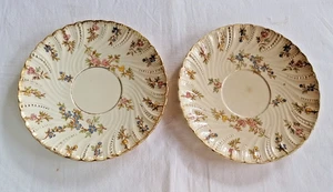 Set aus 2 Vintage Sarreguemines - Louis XV - französische Porzellanteller - Top - Bild 1 von 10