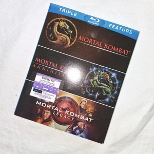 Mortal Kombat Triple Feature Blu Ray Annihilation Legacy Movie - Bild 1 von 3