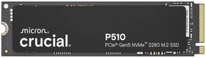 Crucial P510 M.2 2280 1TB PCIe 5.0 NVMe 2.0 3D NAND 11,000MBs SSD CT1000P510SSD8 - Picture 1 of 6