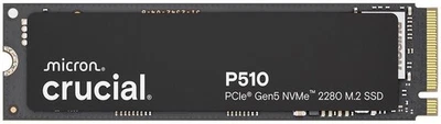 Crucial P510 M.2 2280 2TB PCIe 5.0 NVMe 2.0 3D NAND 10,000MBs SSD CT2000P510SSD8 - Image 1 of 4