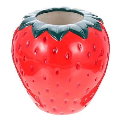 Keramik -Tischblume -Arranging -Vase -Emulation Erdbeervase Chic Fruit Decor - Bild 1 von 4