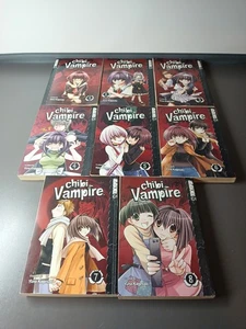 Chibi Vampire 1-8 Yuna Kagesaki English Manga Books - Picture 1 of 19