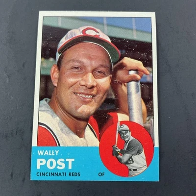 1963 Topps #462 Wally Post - Image 1 of 2