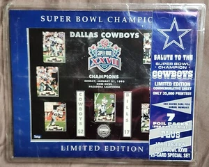 DALLAS COWBOYS 1993 SUPER BOWL CHAMPIONS Limited Edition #12,747 of 35,000 - Picture 1 of 12