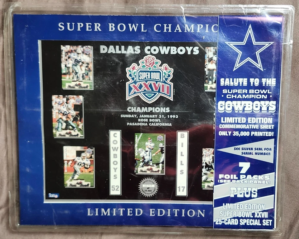 DALLAS COWBOYS 1993 SUPER BOWL CHAMPIONS Limited Edition #12,747 of 35,000 - Image 1 of 4