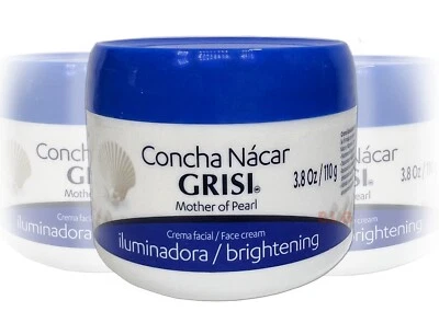 Grisi MOTHER OF PEARL Skin Lightening Facial Cream CONCHA NACAR Aclarante 3.8 oz - Image 1 of 3