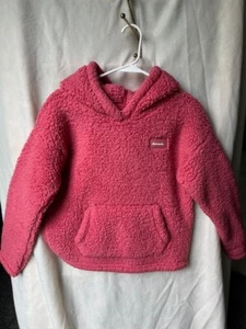 Abercrombie kids girls fleece pullover with hood pink size 13/14 - Picture 1 of 4