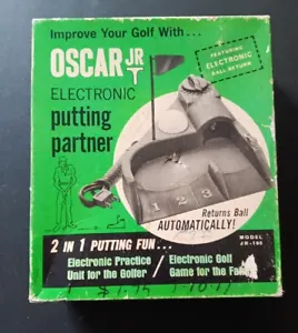 Vintage Oscar Jr Electronic Putting Partner Golf Ball Return Model JR-100 WORKS! - Picture 1 of 6