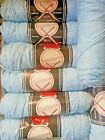 VTG KARISMA Crochet Knitting Yarn Light Blue #4, 3 ozs 4-Worsted Acrylic (9)