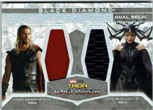 Marvel Black Diamond Shards Relic DS2-RAG2 Chris Hemsworth & Cate Blanchett - Picture 1 of 1