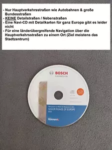 CD Navigation Blaupunkt E MAJOR ROADS OF EUROPE AUTOBAHNEN 2020 BNS 5.0 RNS 300 - Picture 1 of 2