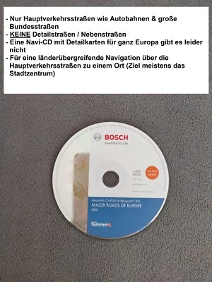 CD Navigation Blaupunkt E MAJOR ROADS OF EUROPE AUTOBAHNEN 2020 BNS 5.0 RNS 300 - Image 1 of 2