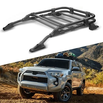 Baca de techo para Toyota 4Runner TRD PRO estilo 2010-2024 riel de techo deportivo de aluminio Foto 1 de 4