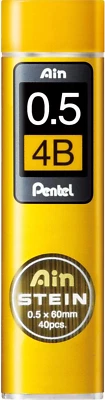 Pentel Mechanical Pencil Lead Ain Stein 0.5mm 4B (C275-4B) - Image 1 of 4