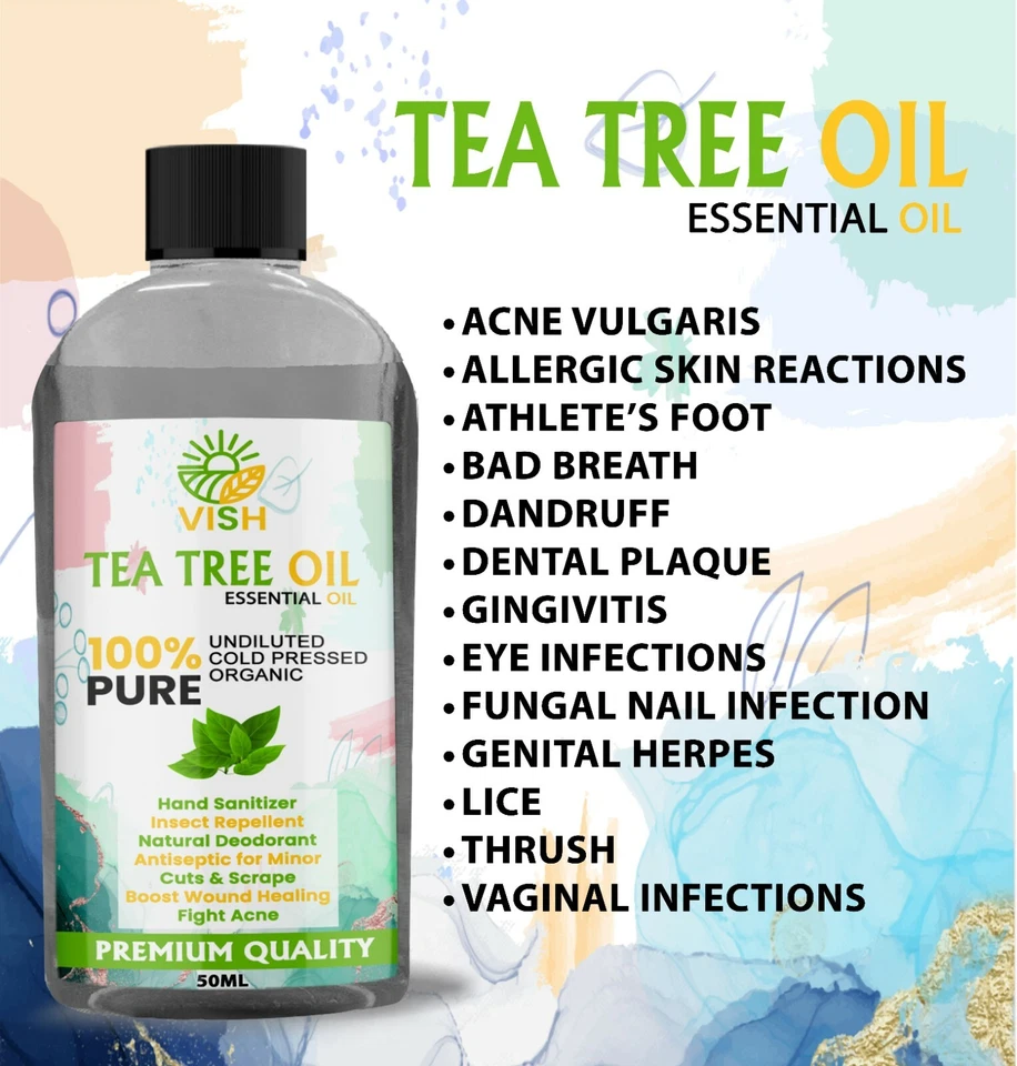 TEA TREE essential oil ( TeaTree ) Certified 100% Pure & Natural Best Quality UK - Image 1 of 1
