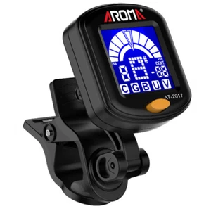 Aroma Fashion Guitar Tuner Clip On AT-2017 for Chromatic Bass Violin Ukulele - Picture 1 of 1