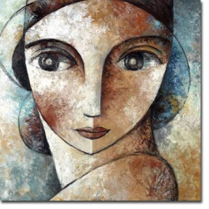Face by Didier Lourenco Gallery-Wrapped Canvas Giclee Art (30 in x 30 in) - Picture 1 of 1