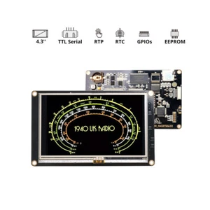 NEXTION HMI Touch Display LCD 4.3'' Module 1024 Byte EEPROM GPIO RTP Touch Panel - Picture 1 of 15