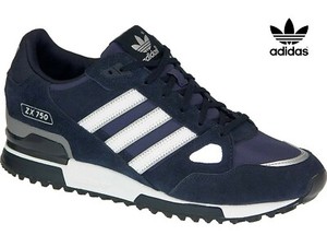 adidas Originals ZX 750 homme (Royaume-Uni 7 - 12) couleur marine-blanc flambant neuf