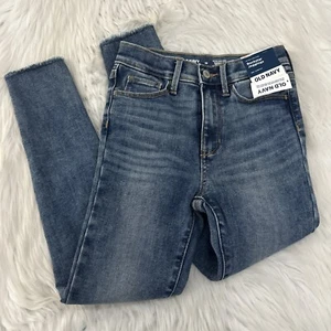 Old Navy Girls Extra High Rise Rockstar Jeggings 10 NWT 360 Stretch Distressed - Picture 1 of 13