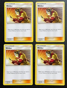 Juego de cartas coleccionables Pokémon: Soldador-S&M-Bonos ininterrumpidos 189/214 poco común (X4) casi nuevo - Imagen 1 de 2