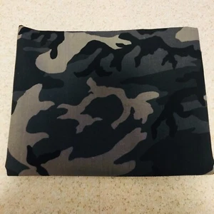 Nobody Fights Alone Camo Camouflage Fabric Green Black Gray - Picture 1 of 2