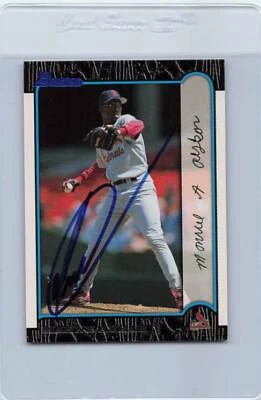 1999 Bowman #83 Manny Aybar Cardinals Signed Auto *G6195 - Image 1 of 2