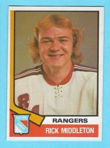 1974-75 OPC 304 Rick Middleton New York Rangers! ROOKIE! MINT! *SET BREAK* - Picture 1 of 2