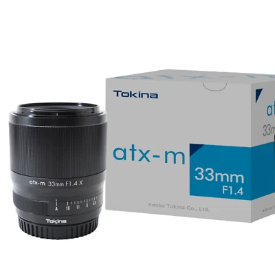 New TOKINA atx-m 33mm f/1.4 Lens for FUJIFILM X Mount APS-C Format  FUJI X - Image 1 of 4