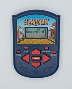 Electronic Hand-Held Hangman Game Vintage 1995 Milton Bradley Works Great! - Picture 1 of 4