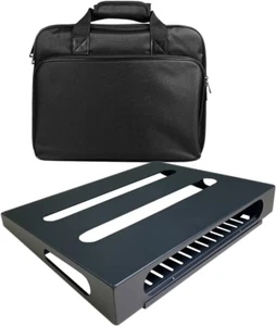 14" X 10.6" Guitar Pedal Board with Power Supply Cradle, Carry Bag Included (... - Picture 1 of 1
