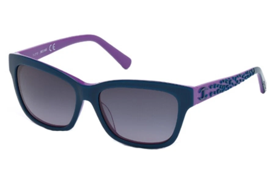 Gafas de sol para mujer JUST CAVALLI JC564S 92W AZUL de diseñador ojo de gato Foto 1 de 1