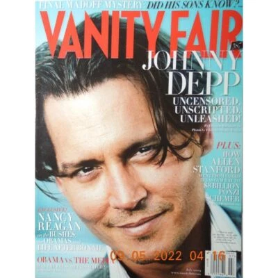 ДЖОННИ ДЕПП ярмарка тщеславия НЭНСИ РЕЙГАН Аллен Стэнфорд БЕРНИ МЭДОФФ мисс носильщики - Изображение 1 из 4