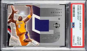 2002 2003 UPPER DECK "GAME JERSEY PATCH" KOBE BRYANT PSA 10 EXQUISITE POP 1/1 - Picture 1 of 2