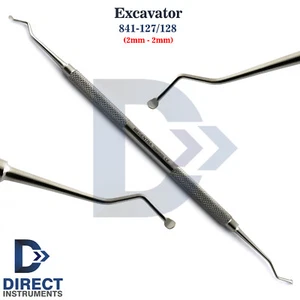 Dental Spoon Excavator 127/128 2mm Restorative Cavity Carious Decay Remover Tool - Picture 1 of 1