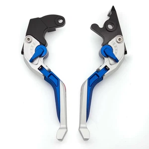 Folding Extending Brake Clutch Levers for Suzuki GS125 ESK/ESM/ESR/ESX 1990-1999 - Picture 1 of 9