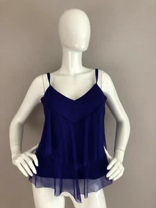 New Sunsets Underwire Sapphire Ava Tiered Tankini Women’s Top Size M - Picture 1 of 6