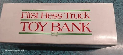 First Hess Truck Toy Bank 1985 en caja original Foto 1 de 4