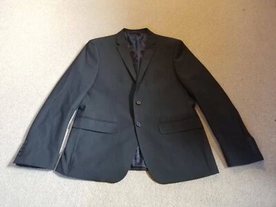 Blazer para hombre-WILLIAM RAST-azul marino mezcla de rayón forrado 2 botones ls-40S Foto 1 de 4