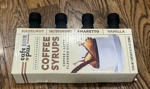 Cafe Plus Assorted Flavored Coffee Syrups 4 Pack 2.3 Fluid Oz Each 4/2025 Expire - Picture 1 of 4