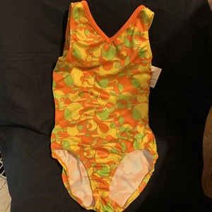 GK Elite Adult Small Embellished Gymnastics Leotard Rhinestones Shimmer NWT - Picture 1 of 5