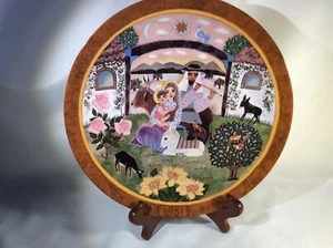 BRADFORD EXCHANGE "RETURN TO GALILEE" 1981 HEDI KELLER CHRISTMAS PLATE With COA - Picture 1 of 5