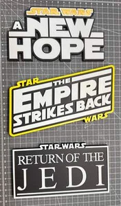 Star Wars Empire Strikes Back Return of the Jedi - 3D Printed Sign Stand - Picture 1 of 8