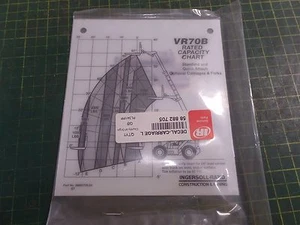 CALCOMANÍA DE CAPACIDAD DE VELOCIDAD INGERSOLL RAND 58 882 705 GENUINA, 58882705, NUEVO DE LOTE ANTIGUO - Imagen 1 de 4