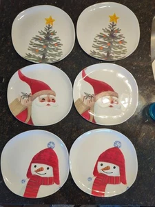 Wondershop Target Melamin Weihnachten St. Nick, Schneemann, Weihnachtsbaum Teller - Bild 1 von 5
