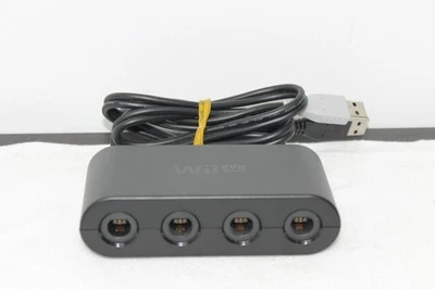 Nintendo Wii U Official OEM GameCube Controller Adapter WUP-028 Works On Switch✅ - Image 1 of 3