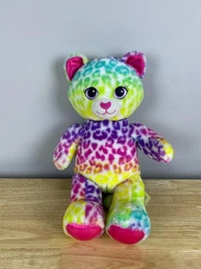 Build A Bear Workshop Rainbow Leopard Cat Kitty 17" Plush Toy - Picture 1 of 3