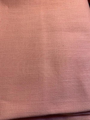 Tela lino algodón rosa, media yarda Foto 1 de 3