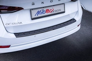 Milotec - Protector de borde de carga ABS negro brillante para Skoda Octavia PV Combi a partir de F - Imagen 1 de 2